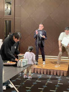 山田社長による乾杯の挨拶